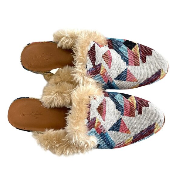 Universal Thread Multicolor Patterned Mules - Picture 4 of 8